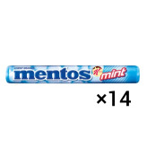 آبنبات جویدنی منتوس مدل نعنایی باکس 14 عددی mentos
