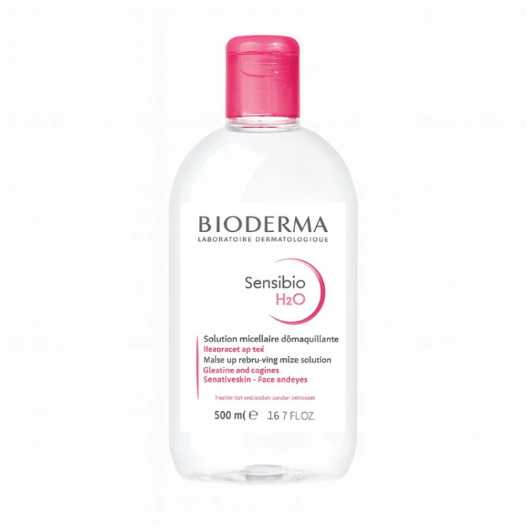 محلول میسلار پاککننده آرایش صورت بایودرما مدل Sensibio H2O حجم 500 میل – مخصوص پوست حساس