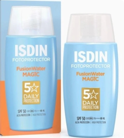 ضد آفتاب فیوژن واتر مجیک SPF 50 حجم ۵۰ میل بیرنگ