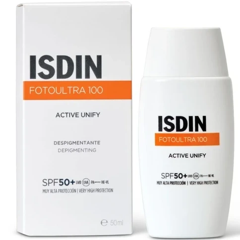 ضد آفتاب اکتیو یونیفای SPF50 حجم ۵۰ میل بی رنگ
