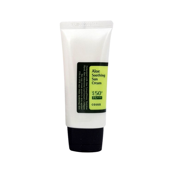 کرم ضد آفتاب آلوئه ورا SPF50 حجم ۵۰ میلی لیتر آبرسان و تسکین دهنده