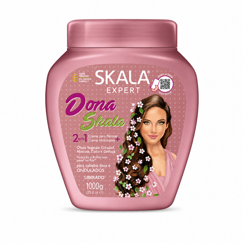 کرم حالتدهنده و ماسک مو 2 در 1 اسکالا Dona Skala حجم 1000 گرم