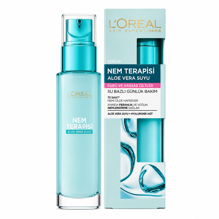 آبرسان لورال هیدرا جنیوس پوست خشک و حساس (L'Oréal Hydra Genius Aloe Water) | 70 میلیلیتر
