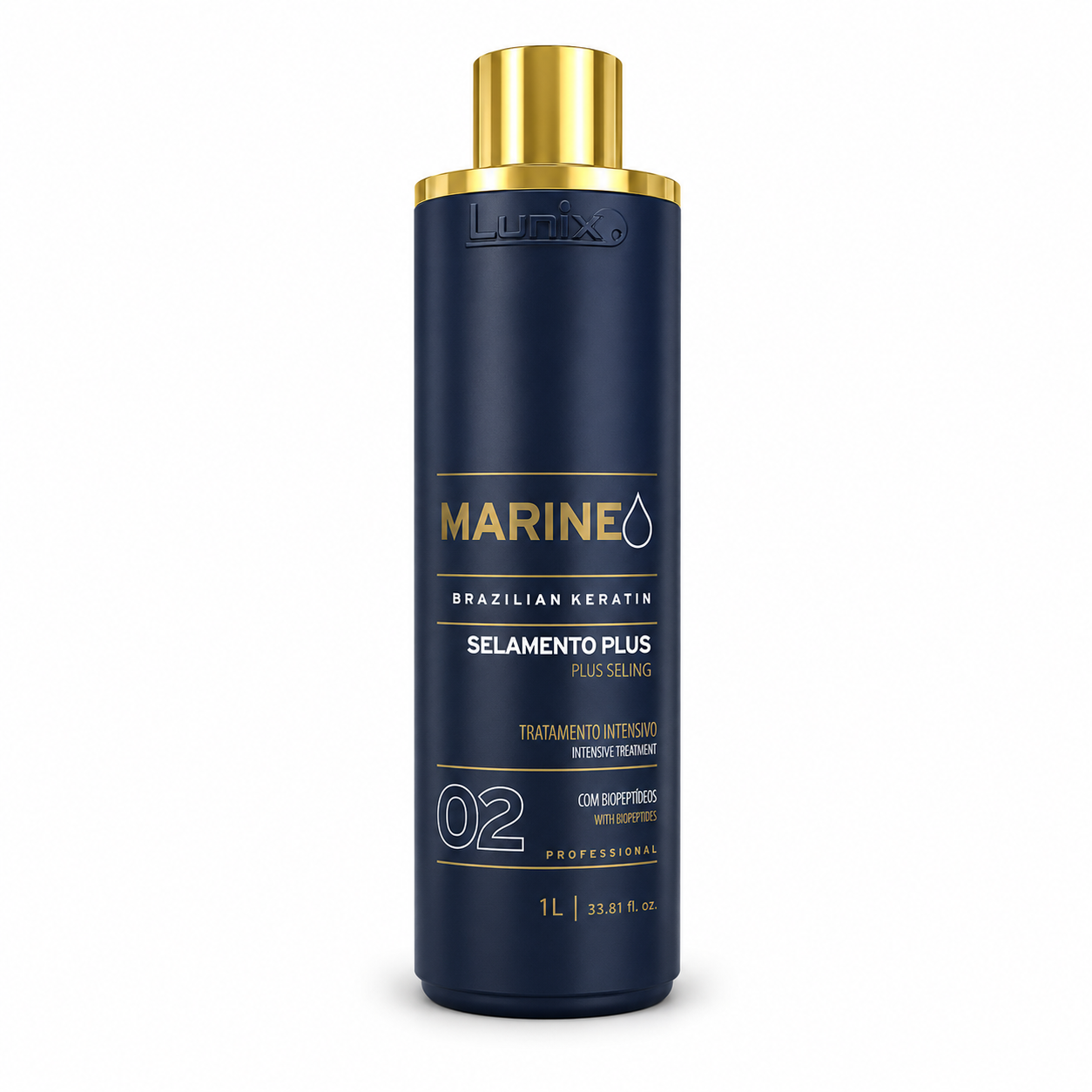 کراتین مو لونیکس مدل Marine Selamento Plus حجم 1000 میلی‌لیتر | Lunix Brazilian Keratin