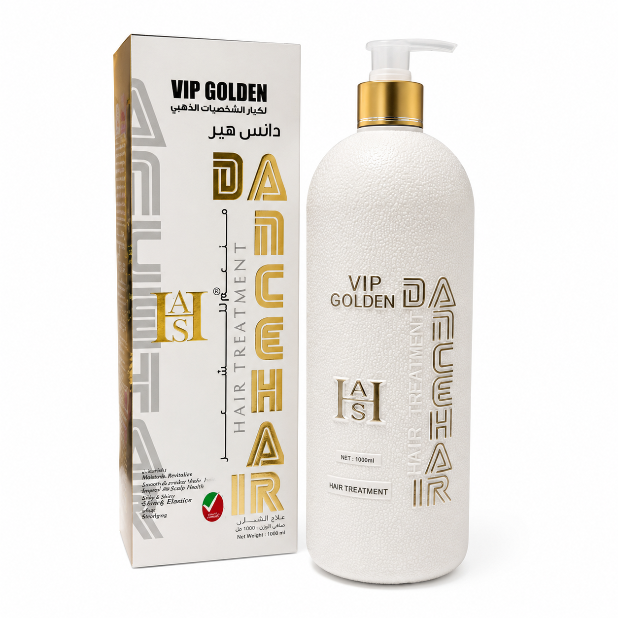 ماسک مو دنس هیر VIP GOLDEN DANCE HAIR | حجم ۱۰۰۰ میلی‌لیتر