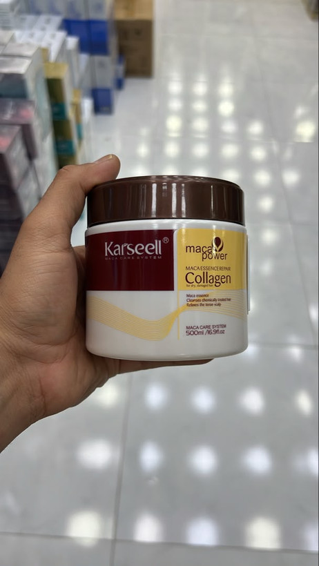ماسک مو کلاژن کارسِل Maca Essence Repair Collagen | حجم 500 میلیلیتر