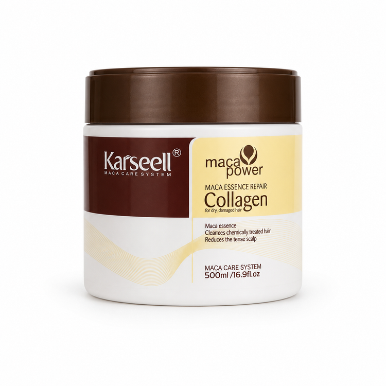 ماسک مو کلاژن کارسِل Maca Essence Repair Collagen | حجم 500 میلیلیتر