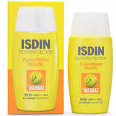 ضدآفتاب ایزدین فیوژن واتر مجیک SPF50 آلکاراز بافت سبک سریع جذب بدون چربی