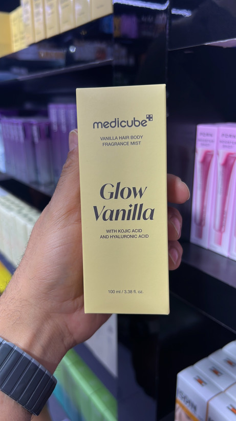 بادی میست مدیکیوب مدل Glow مناسب انواع پوست و مو حجم ۱۰۰ میلیلیتر