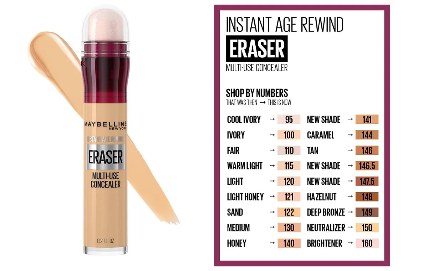 کانسیلر میبلین سری Instant Anti-Age Eraser