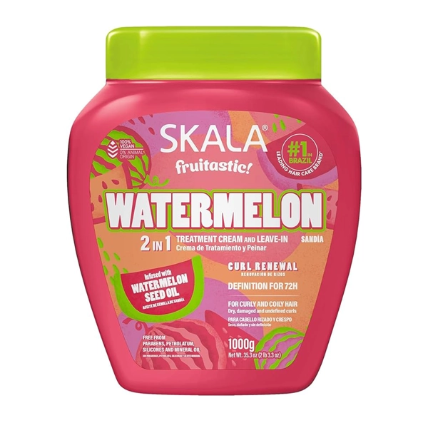 ماسک مو 2 در 1 تغذیه‌کننده و تعریف‌کننده فر اسکالا | مدل هندوانه Watermelon Skala